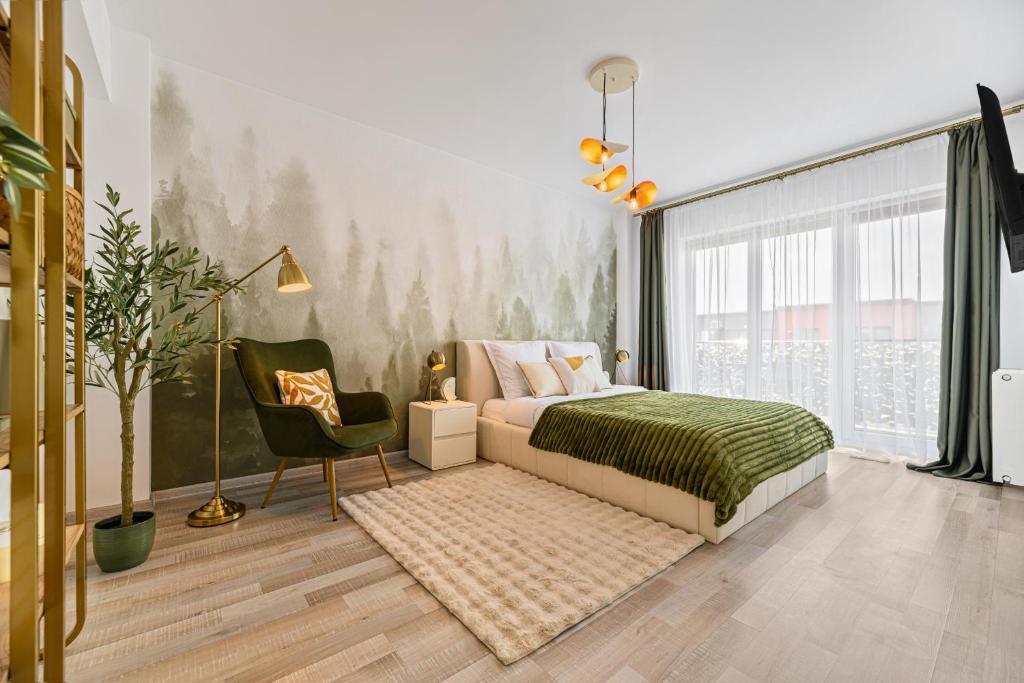 Evergreen Escape Apartment Coresi