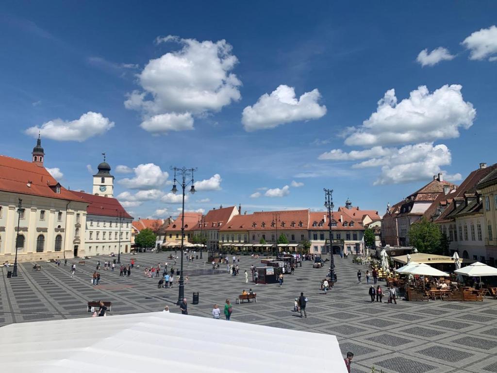 View of Main Square Sibiu- studio